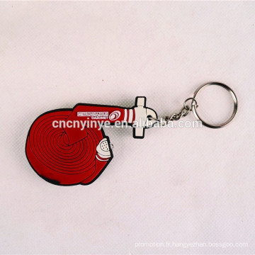 Personnalisée de forme irrégulière a conduit de pvc/key chain